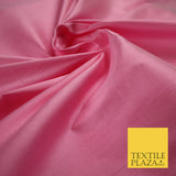 CANDY PINK 2 Premium Plain Dyed Faux Matte Silk TAFFETA Dress Fabric Material 5288(5160)