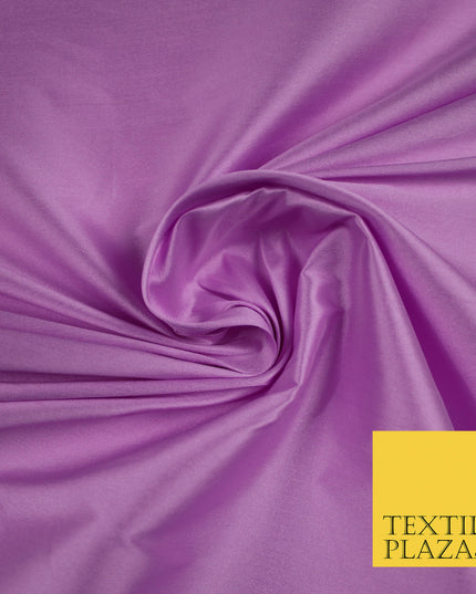 LILAC LAVENDER Premium Plain Dyed Faux Matte Silk TAFFETA Dress Fabric Material 5289(5161)