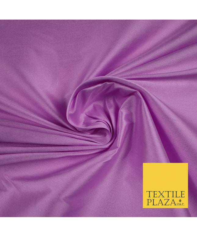 LILAC LAVENDER Premium Plain Dyed Faux Matte Silk TAFFETA Dress Fabric Material 5289(5161)