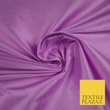 LILAC LAVENDER Premium Plain Dyed Faux Matte Silk TAFFETA Dress Fabric Material 5289(5161)