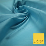 SKY BLUE Premium Plain Dyed Faux Matte Silk TAFFETA Dress Fabric Material 5290(5162)