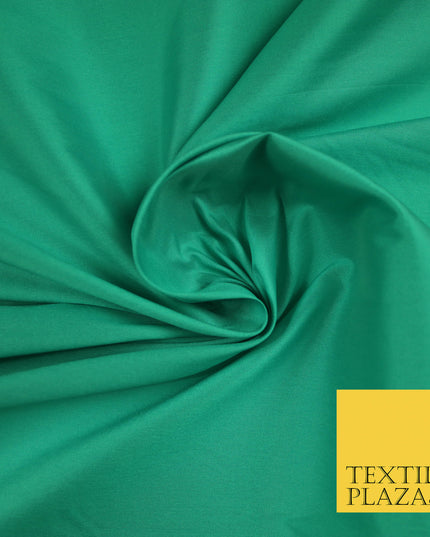 SPEARMINT GREEN Premium Plain Dyed Faux Matte Silk TAFFETA Dress Fabric Material 5291(5163)