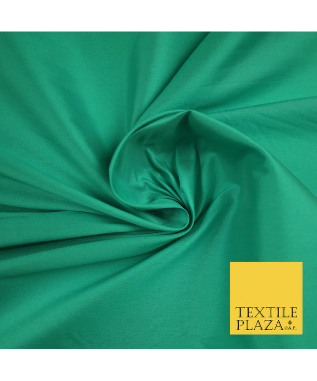 SPEARMINT GREEN Premium Plain Dyed Faux Matte Silk TAFFETA Dress Fabric Material 5291(5163)