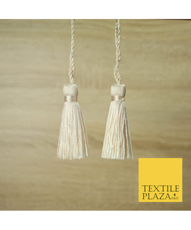 ECRU Luxury Silk Soft Thread Tassels Latkans Cushion Sewing Craft Curtains T102