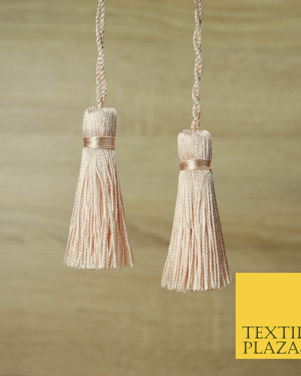 LIGHT PINK Luxury Silk Soft Thread Tassels Latkans Cushion Sewing Craft Curtains T105