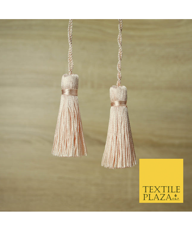 LIGHT PINK Luxury Silk Soft Thread Tassels Latkans Cushion Sewing Craft Curtains T105