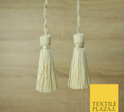 CREAM Luxury Silk Soft Thread Tassels Latkans Cushion Sewing Craft Curtains T106