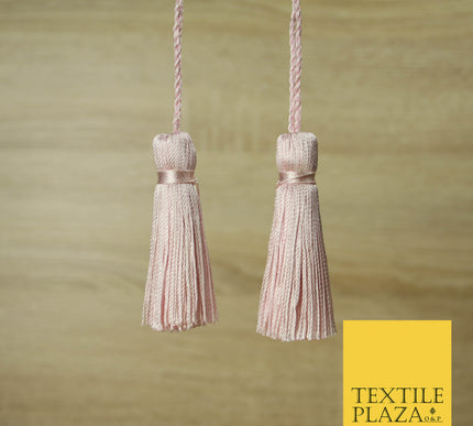 BABY PINK Luxury Silk Soft Thread Tassels Latkans Cushion Sewing Craft Curtains T114