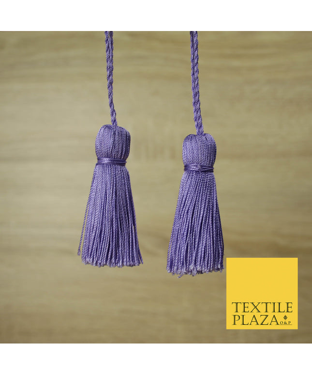 PURPLE Luxury Silk Soft Thread Tassels Latkans Cushion Sewing Craft Curtains T126