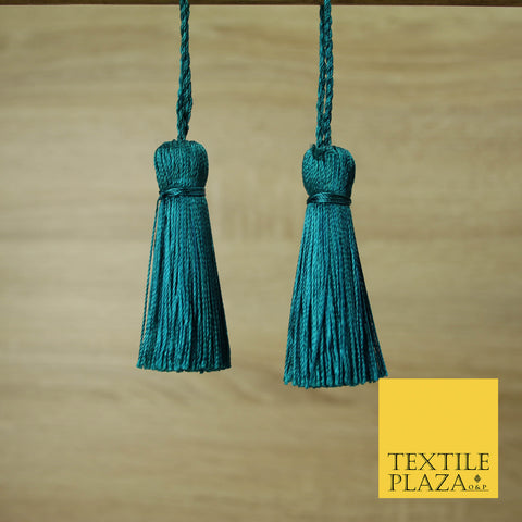 DEEP JADE Luxury Silk Soft Thread Tassels Latkans Cushion Sewing Craft Curtains T137