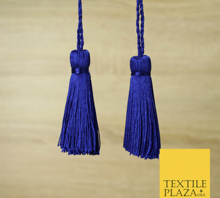 ROYAL BLUE Luxury Silk Soft Thread Tassels Latkans Cushion Sewing Craft Curtains T154