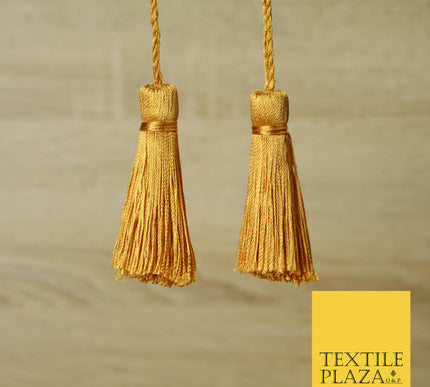 WARM GOLD Luxury Silk Soft Thread Tassels Latkans Cushion Sewing Craft Curtains T205