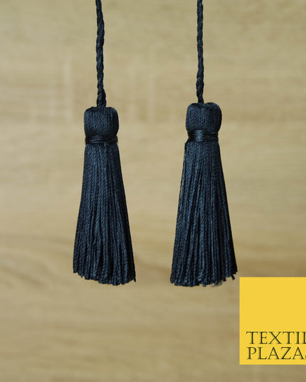 STORM GREY Luxury Silk Soft Thread Tassels Latkans Cushion Sewing Craft Curtains T303