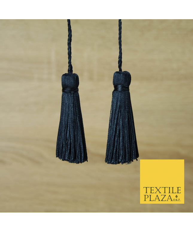 STORM GREY Luxury Silk Soft Thread Tassels Latkans Cushion Sewing Craft Curtains T303