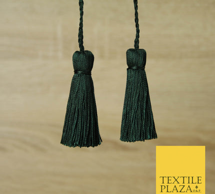 PINE GREEN Luxury Silk Soft Thread Tassels Latkans Cushion Sewing Craft Curtains T304