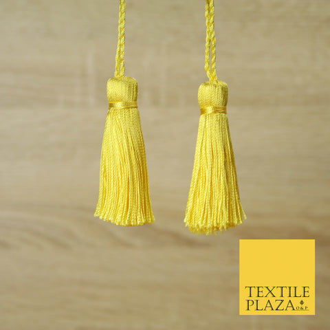 YELLOW LEMON Luxury Silk Soft Thread Tassels Latkans Cushion Sewing Craft Curtains T306