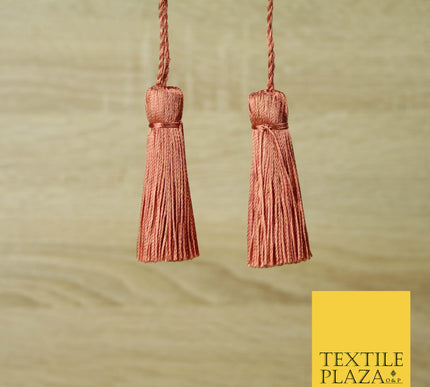 DUSTY PEACH Luxury Silk Soft Thread Tassels Latkans Cushion Sewing Craft Curtains T408