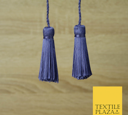 MAUVE PURPLE Luxury Silk Soft Thread Tassels Latkans Cushion Sewing Craft Curtains T412