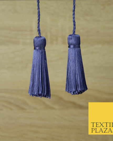 MAUVE PURPLE Luxury Silk Soft Thread Tassels Latkans Cushion Sewing Craft Curtains T412