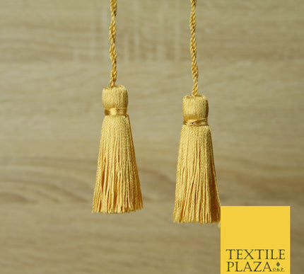 ANTIQUE GOLD Luxury Silk Soft Thread Tassels Latkans Cushion Sewing Craft Curtains T413