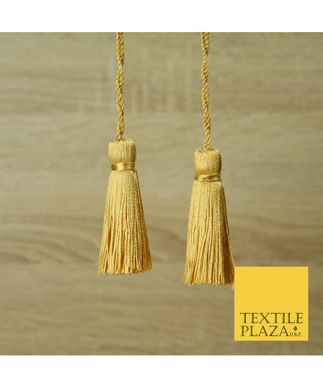 ANTIQUE GOLD Luxury Silk Soft Thread Tassels Latkans Cushion Sewing Craft Curtains T413