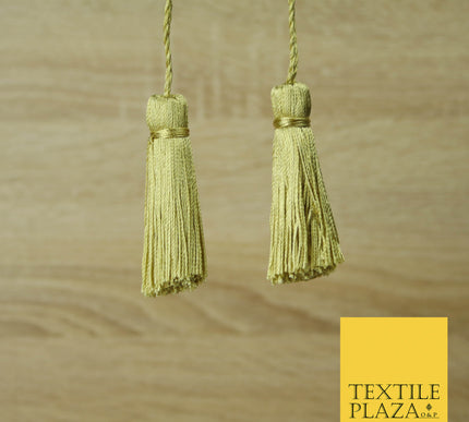 BEIGE GOLD Luxury Silk Soft Thread Tassels Latkans Cushion Sewing Craft Curtains T415