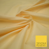 WARM CREAMY GOLD Premium Plain Dyed Faux Matte Silk TAFFETA Dress Fabric Material 3127