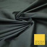 STORM GREY TWO TONE Premium Plain Dyed Faux Matte Silk TAFFETA Dress Fabric Material 3132