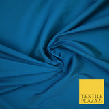 TURQUOISE GREEN TWO TONE Premium Plain Dyed Faux Matte Silk TAFFETA Dress Fabric Material 3138