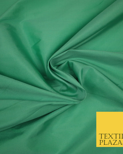 MINT Premium Plain Dyed Faux Matte Silk TAFFETA Dress Fabric Material 3141