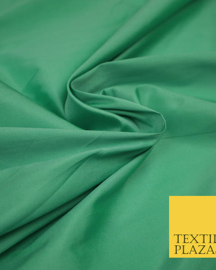 MINT Premium Plain Dyed Faux Matte Silk TAFFETA Dress Fabric Material 3141