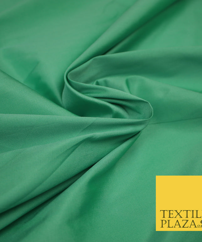 MINT Premium Plain Dyed Faux Matte Silk TAFFETA Dress Fabric Material 3141