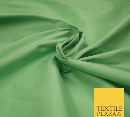 PALE GREEN Premium Plain Dyed Faux Matte Silk TAFFETA Dress Fabric Material 3142