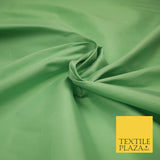 PALE GREEN Premium Plain Dyed Faux Matte Silk TAFFETA Dress Fabric Material 3142