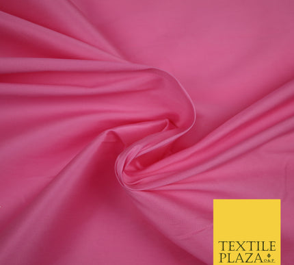 BABY PINK Premium Plain Dyed Faux Matte Silk TAFFETA Dress Fabric Material 3153