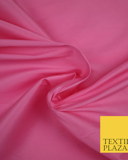 BABY PINK Premium Plain Dyed Faux Matte Silk TAFFETA Dress Fabric Material 3153