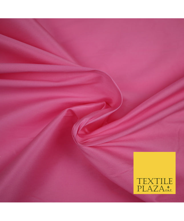 BABY PINK Premium Plain Dyed Faux Matte Silk TAFFETA Dress Fabric Material 3153
