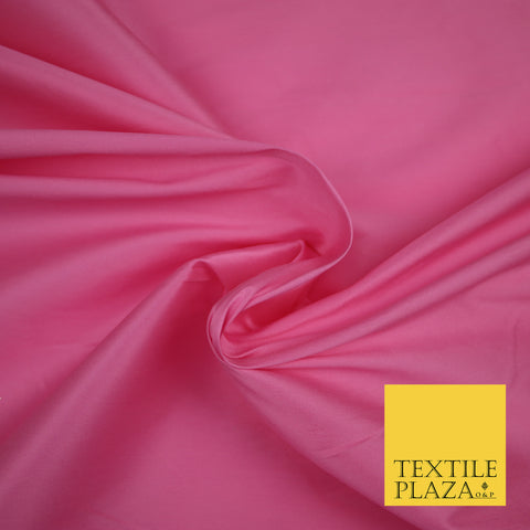 BABY PINK Premium Plain Dyed Faux Matte Silk TAFFETA Dress Fabric Material 3153