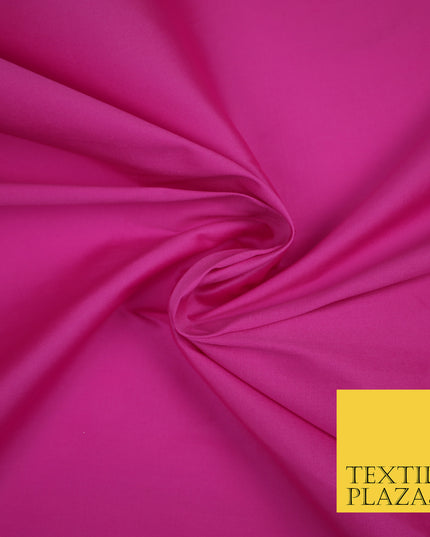 BUBBLEGUM PINK Premium Plain Dyed Faux Matte Silk TAFFETA Dress Fabric Material 3154