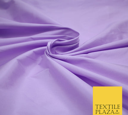 LILAC Premium Plain Dyed Faux Matte Silk TAFFETA Dress Fabric Material 3158