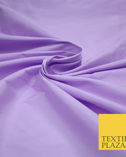 LILAC Premium Plain Dyed Faux Matte Silk TAFFETA Dress Fabric Material 3158