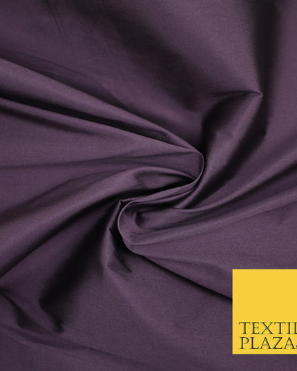 MAUVE Premium Plain Dyed Faux Matte Silk TAFFETA Dress Fabric Material 3159