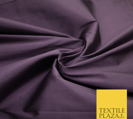 MAUVE Premium Plain Dyed Faux Matte Silk TAFFETA Dress Fabric Material 3159
