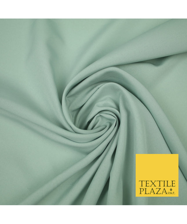 LIGHT GREY Plain Dyed Soft Powder Crepe Matt Lining Dress 100% Polyester Budget Fabric 44" 3239