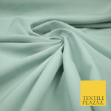 LIGHT GREY Plain Dyed Soft Powder Crepe Matt Lining Dress 100% Polyester Budget Fabric 44" 3239