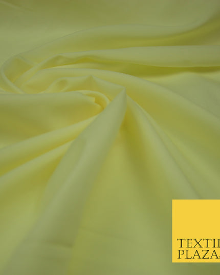 CREAM Plain Dyed Soft Powder Crepe Matt Lining Dress 100% Polyester Budget Fabric 44" 3243