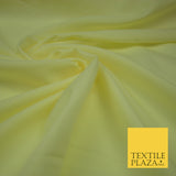 CREAM Plain Dyed Soft Powder Crepe Matt Lining Dress 100% Polyester Budget Fabric 44" 3243