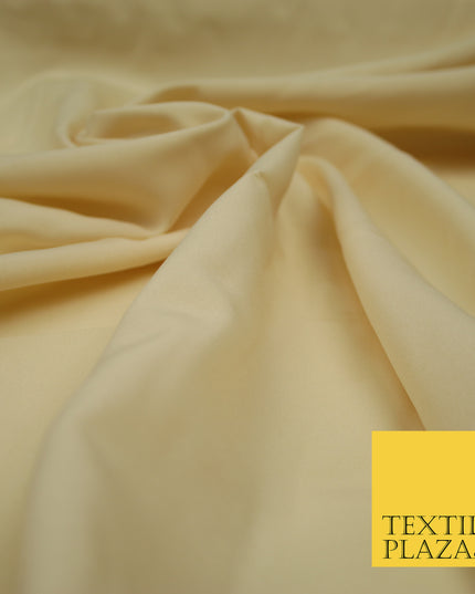 ECRU Plain Dyed Soft Powder Crepe Matt Lining Dress 100% Polyester Budget Fabric 44" 3244