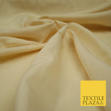 ECRU Plain Dyed Soft Powder Crepe Matt Lining Dress 100% Polyester Budget Fabric 44" 3244
