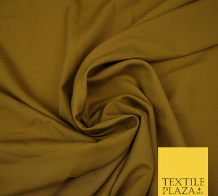 GINGER Plain Dyed Soft Powder Crepe Matt Lining Dress 100% Polyester Budget Fabric 44" 3250